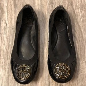 Black Tory Burch Flats